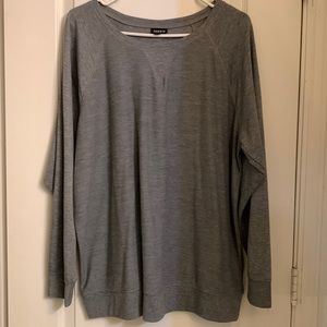 Torrid Grey Long Sleeve Tee